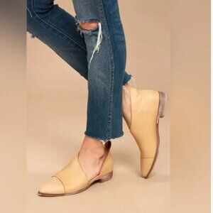 LAST CHANCE - Free People Leather Flats
